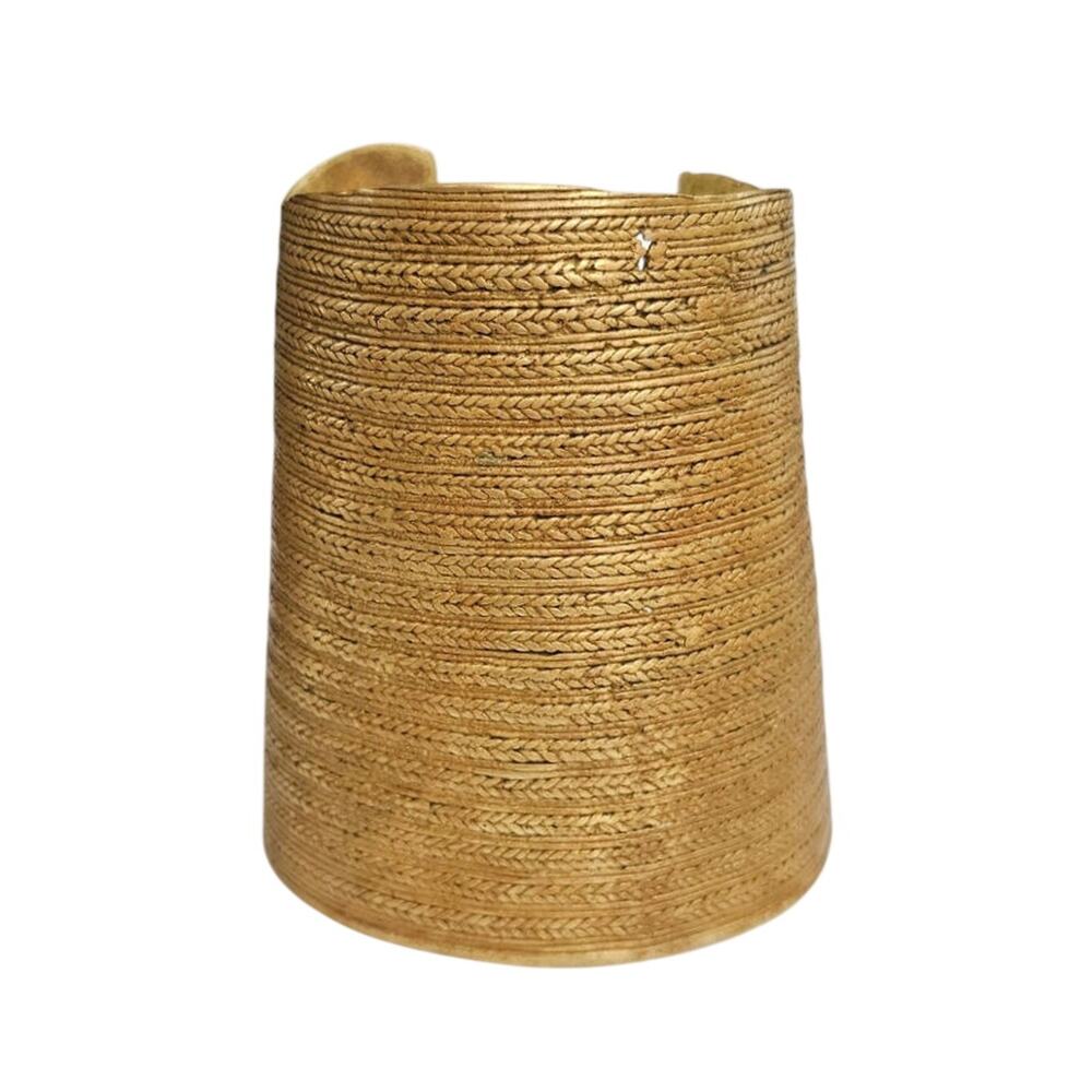 Antique Konyak Naga Tribal Warrior Brass Cuff Bracelet Nagaland